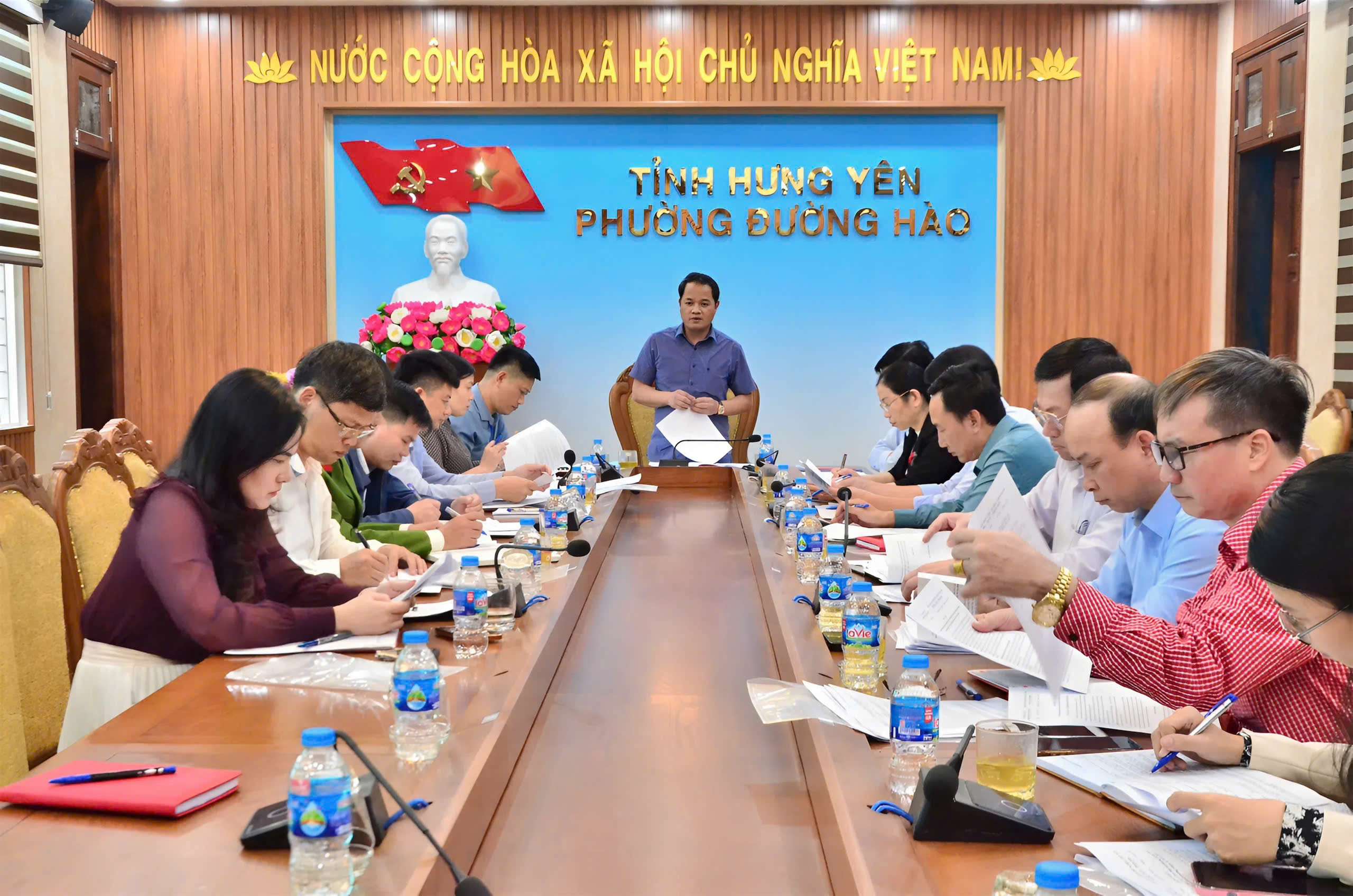 Phường Đường Hào quán triệt, triển khai công tác bầu cử đại biểu Quốc hội khóa XVI và đại biểu HĐND các cấp nhiệm kỳ 2026–2031
