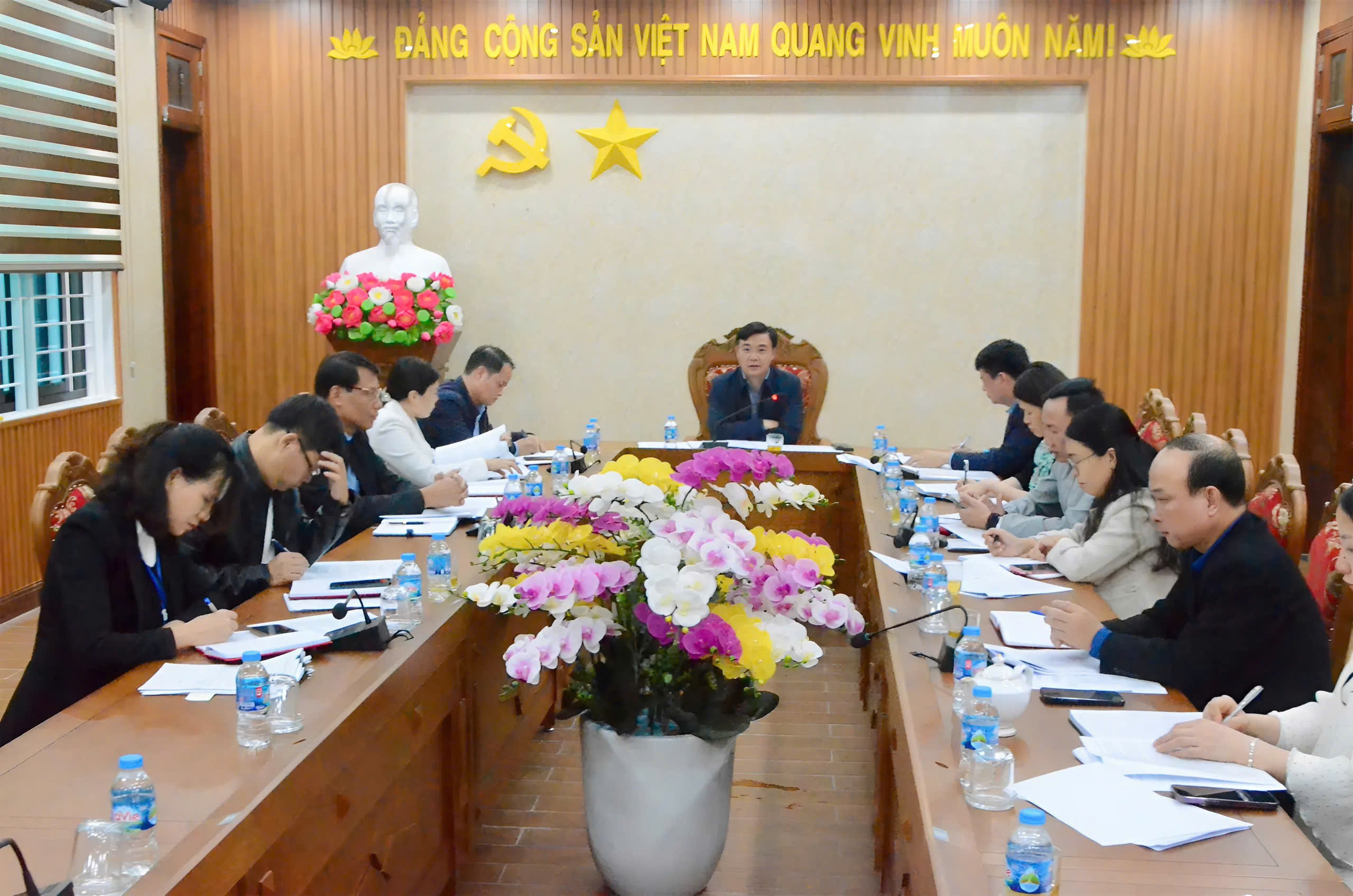 Hội nghị Liên tịch chuẩn bị cho Kỳ họp thường lệ cuối năm 2025 - HĐND phường Đường Hào khóa I, nhiệm kỳ 2021 - 2026