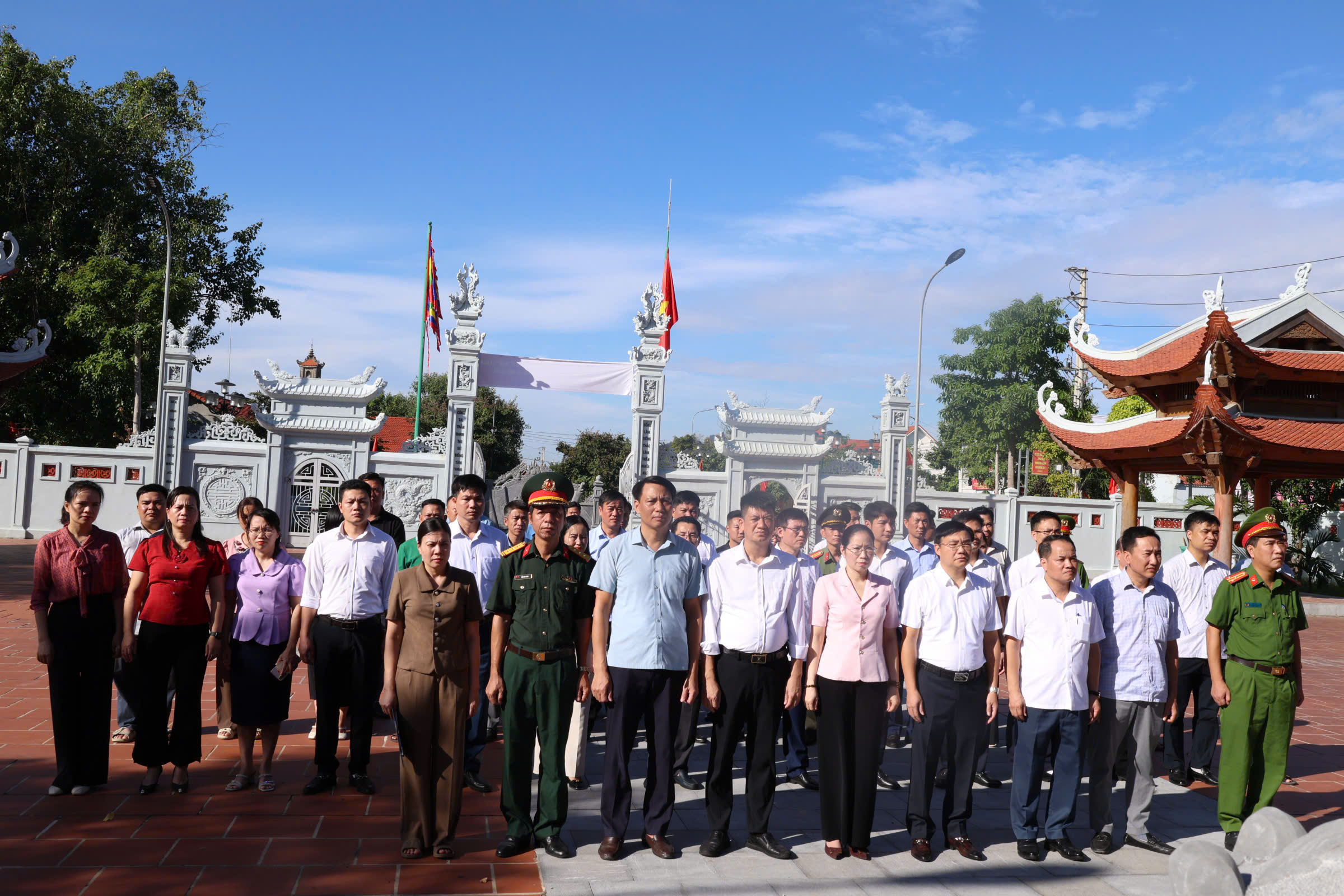 Phường Đường Hào long trọng tổ chức lễ dâng hương kỷ niệm 141 năm ngày tướng quân Nguyễn Thiện Thuật giương cờ khởi nghĩa