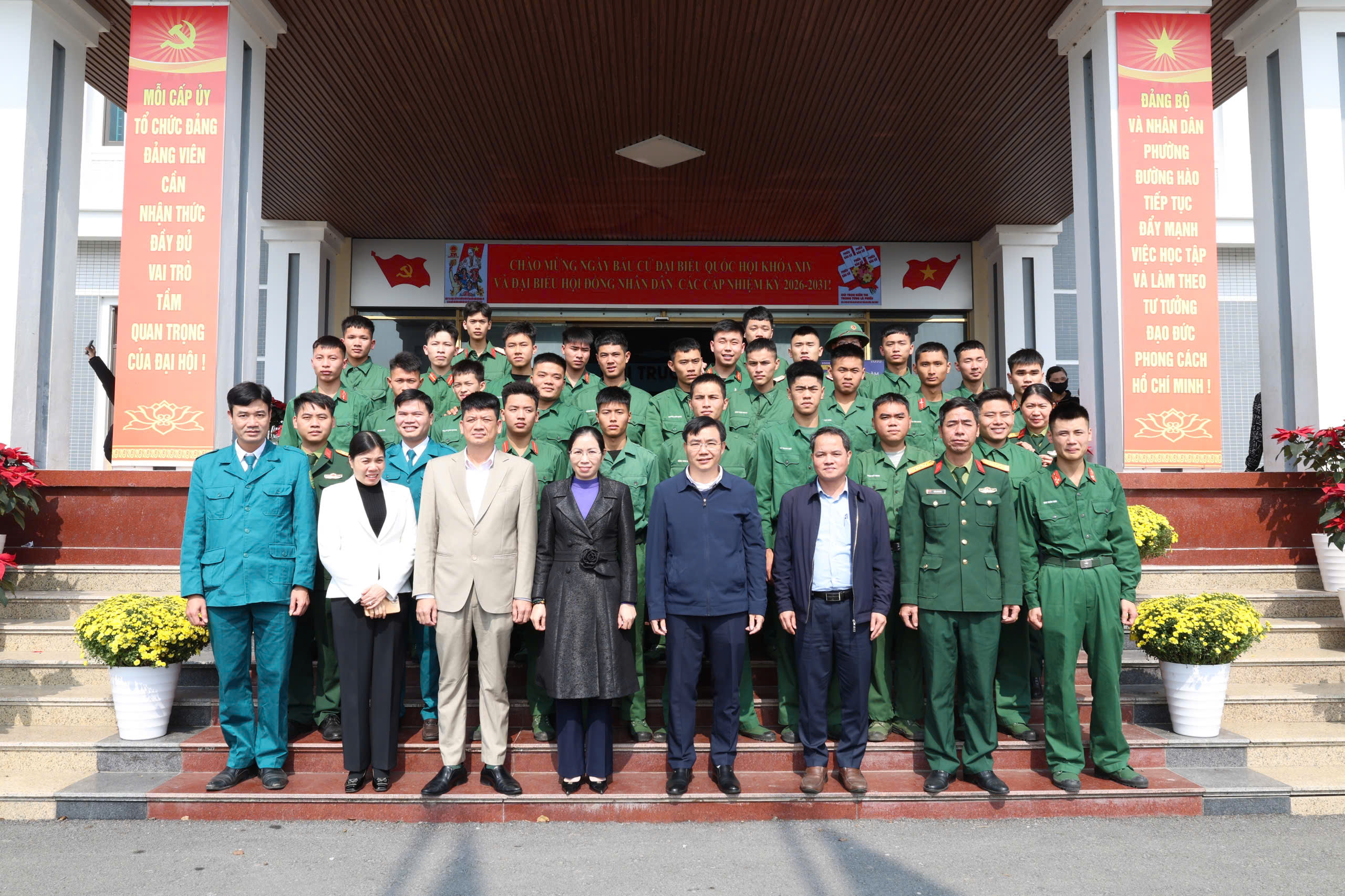 Phường Đường Hào tổ chức hội nghị đón nhận quân nhân hoàn thành nghĩa vụ quân sự trở về địa phương