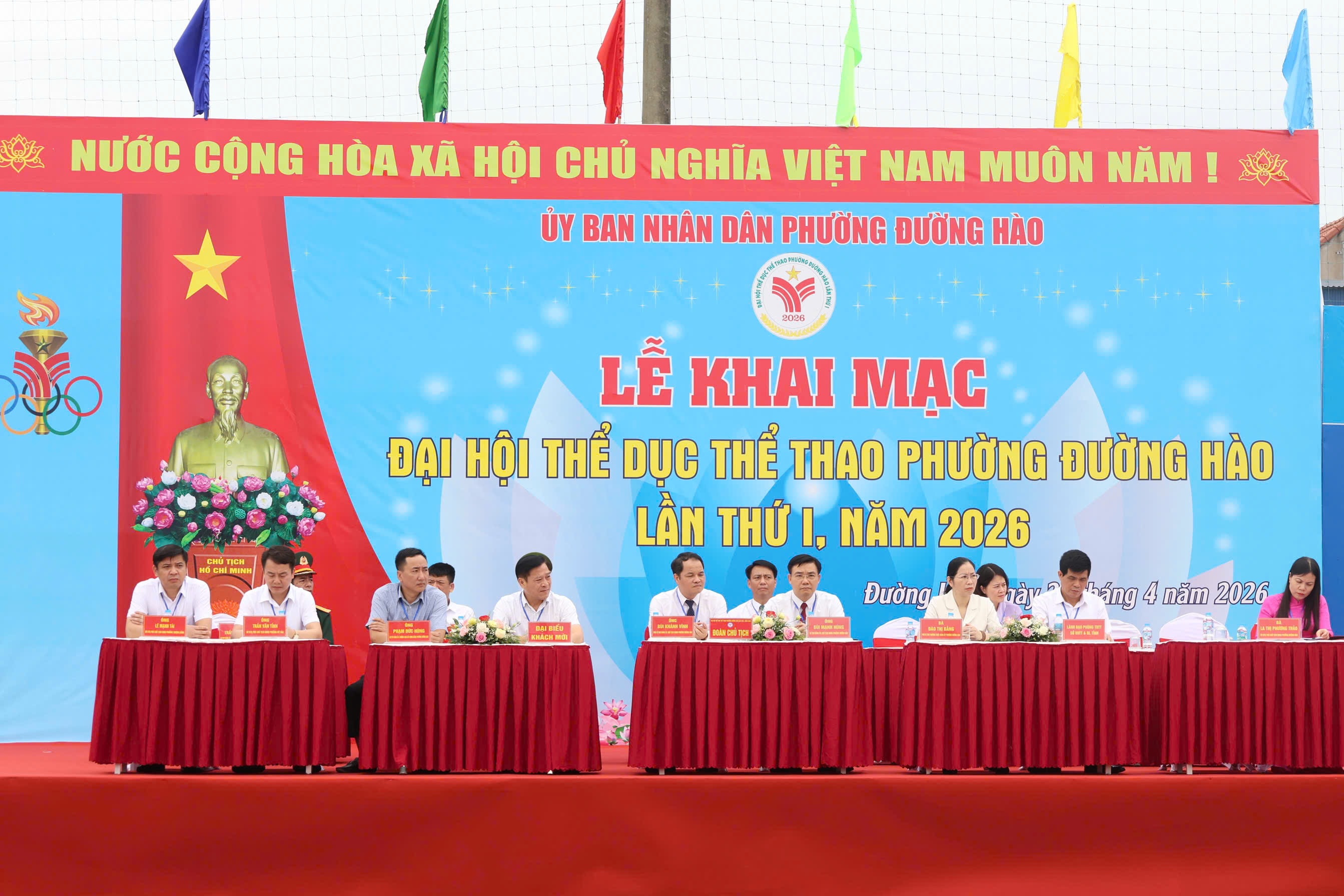 Khai mạc Đại hội Thể dục thể thao phường Đường Hào lần thứ I, năm 2026 – Ngày hội sức khỏe của toàn dân