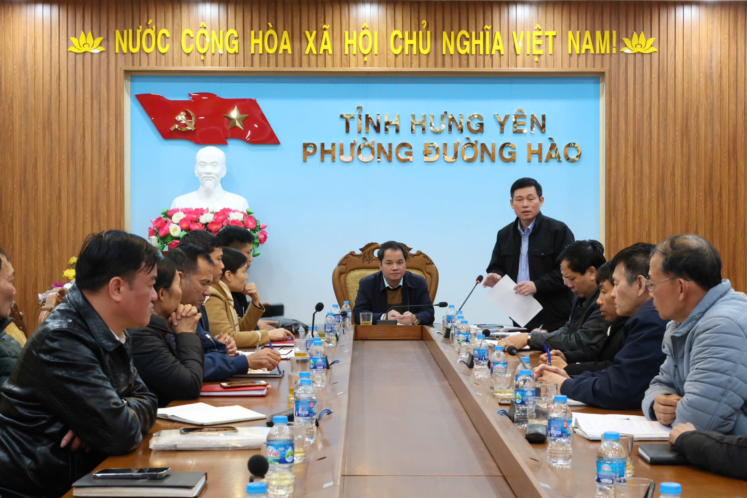 Phường Đường Hào tổ chức hội nghị triển khai rà soát danh sách cử tri và giới thiệu nhân sự các Tổ bầu cử