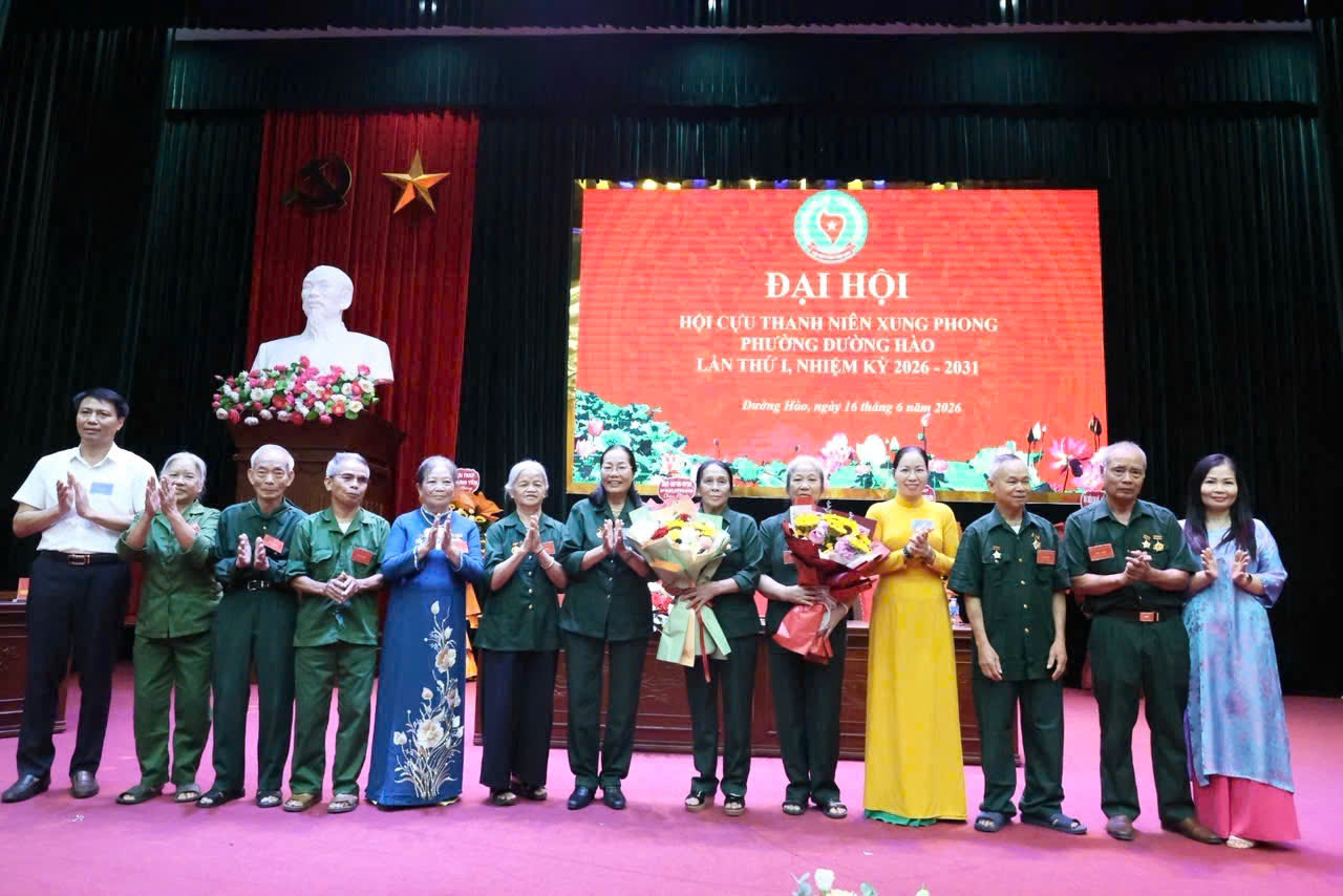 Đại hội Hội Cựu Thanh niên xung phong phường Đường Hào lần thứ I, nhiệm kỳ 2026 -2031