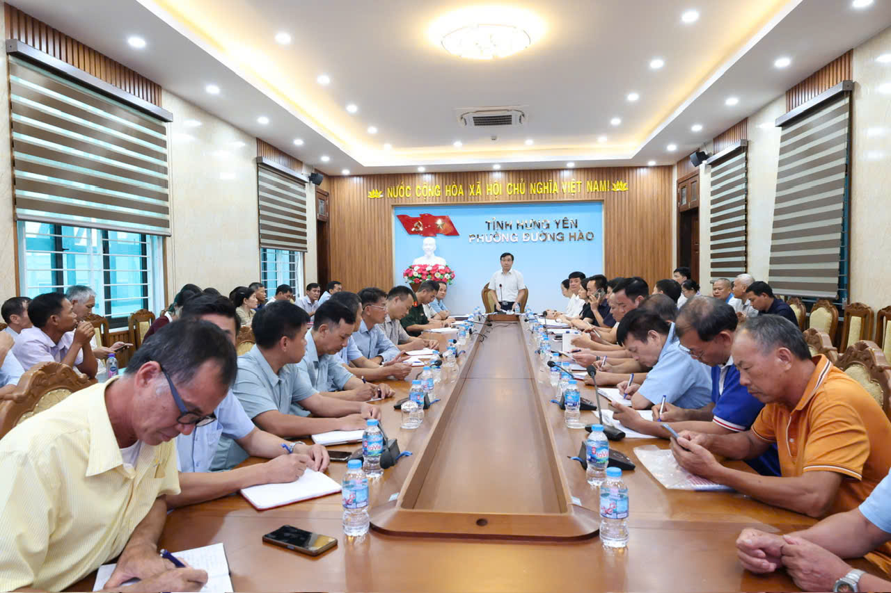 Ban Thường vụ Đảng ủy phường Đường Hào tổ chức các hội nghị triển khai công tác thành lập các chi bộ và nhân sự chi bộ, tổ dân phố sau sắp xếp trên địa bàn phường