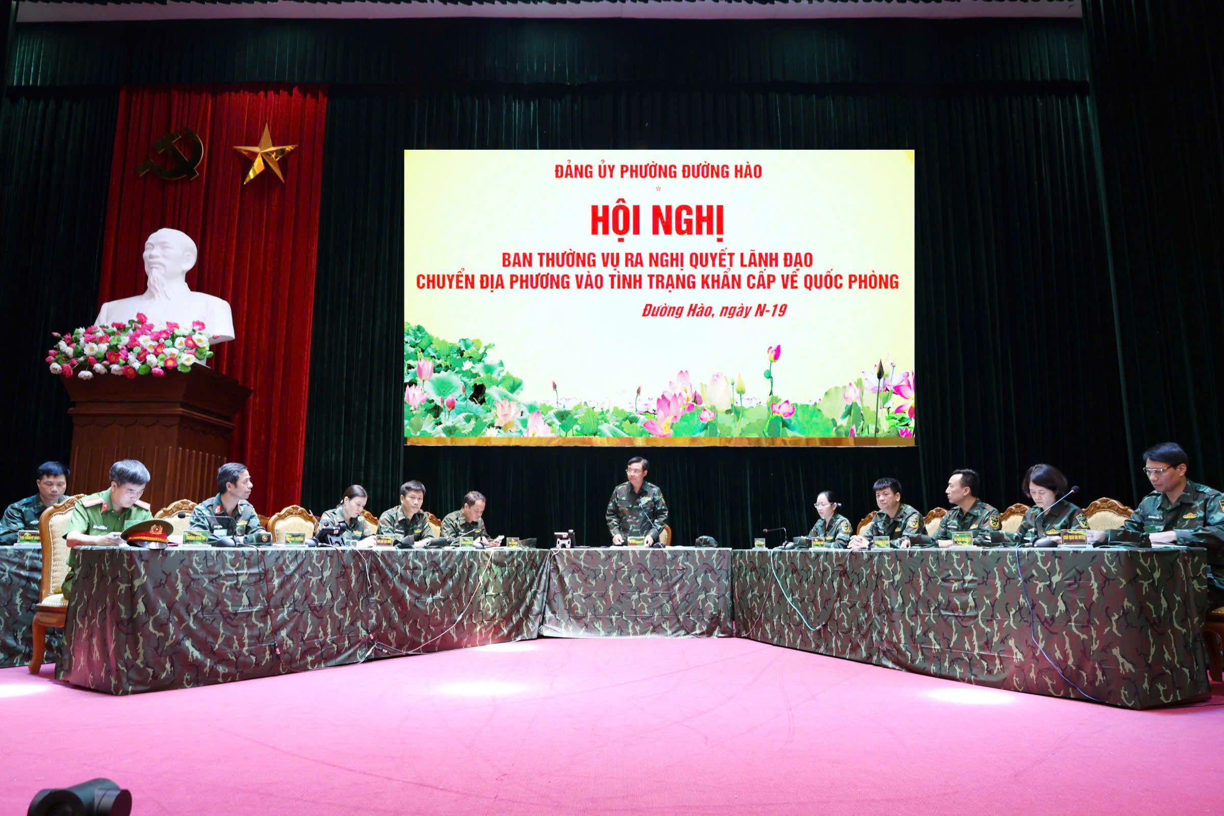 Phường Đường Hào khai mạc và tổ chức diễn tập chiến đấu phòng thủ năm 2026