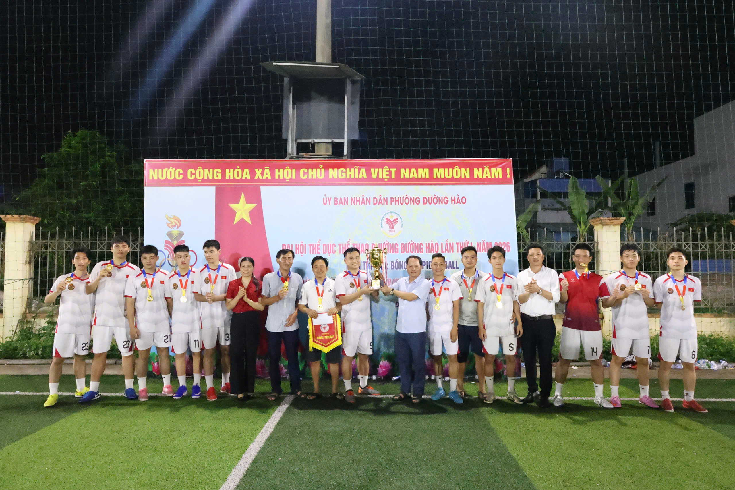 Sôi nổi Giải bóng đá thanh niên và Giải Pickleball phường Đường Hào năm 2026