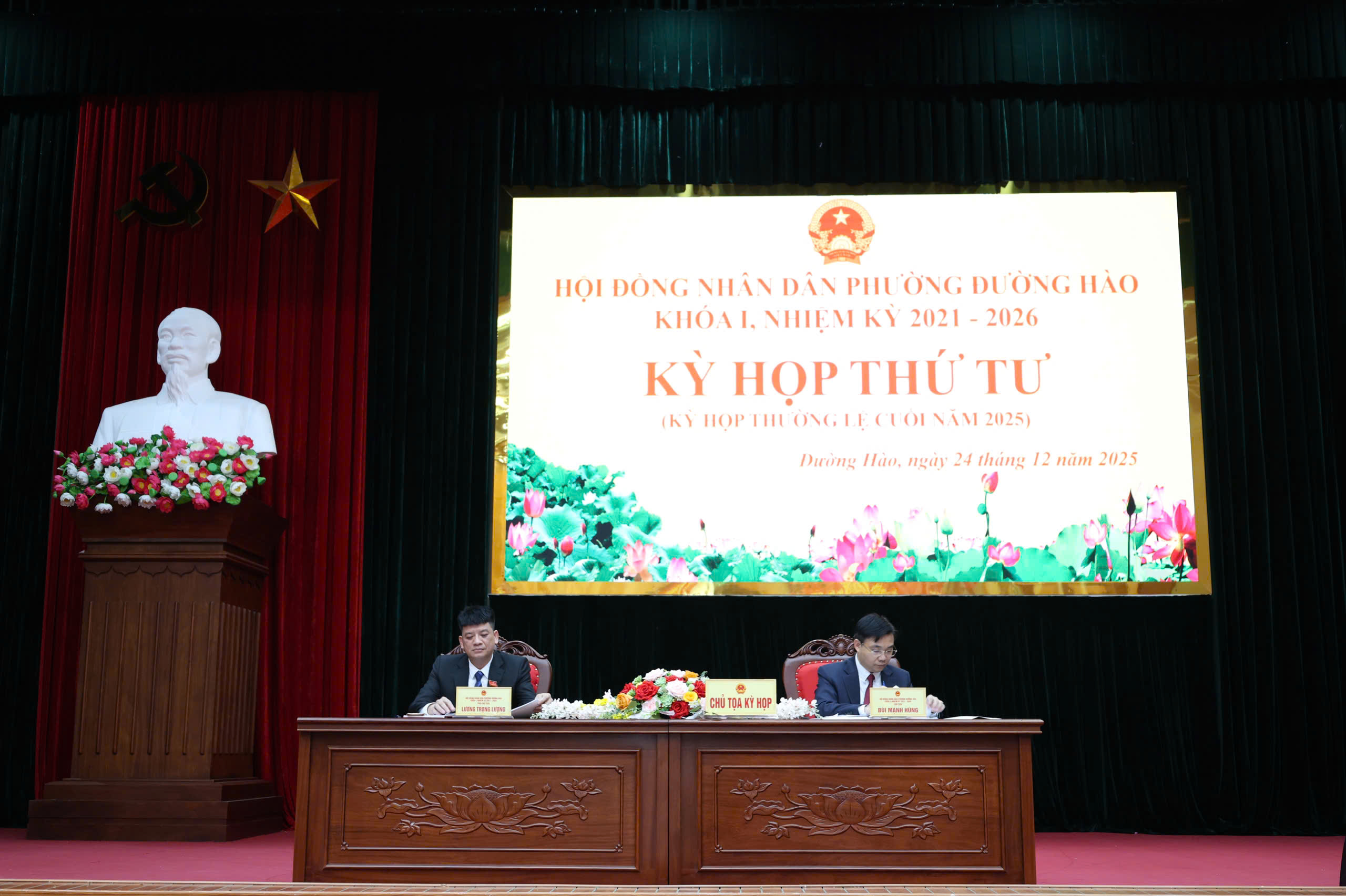 Kỳ họp thứ 4 (kỳ họp thường lệ cuối năm 2025) HĐND phường Đường Hào khoá I, nhiệm kỳ 2021 - 2026