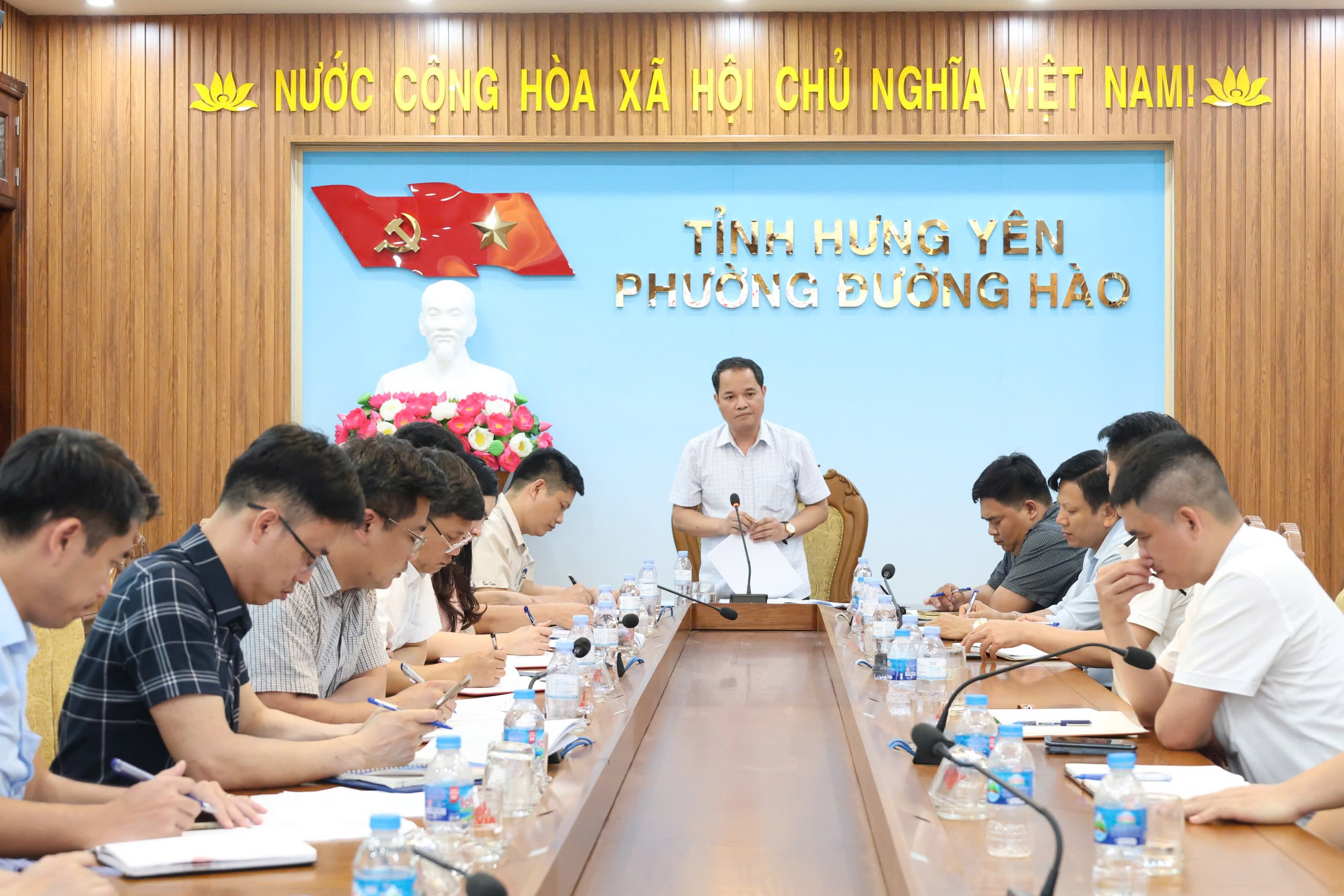 Hội nghị đánh giá tiến độ giải phóng mặt bằng và tiến độ thực hiện các dự án đầu tư xây dựng