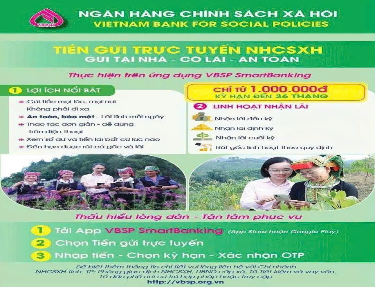TIỀN GỬI TRỰC TUYẾN – GỬI TẠI NHÀ, CÓ LÃI, AN TOÀN