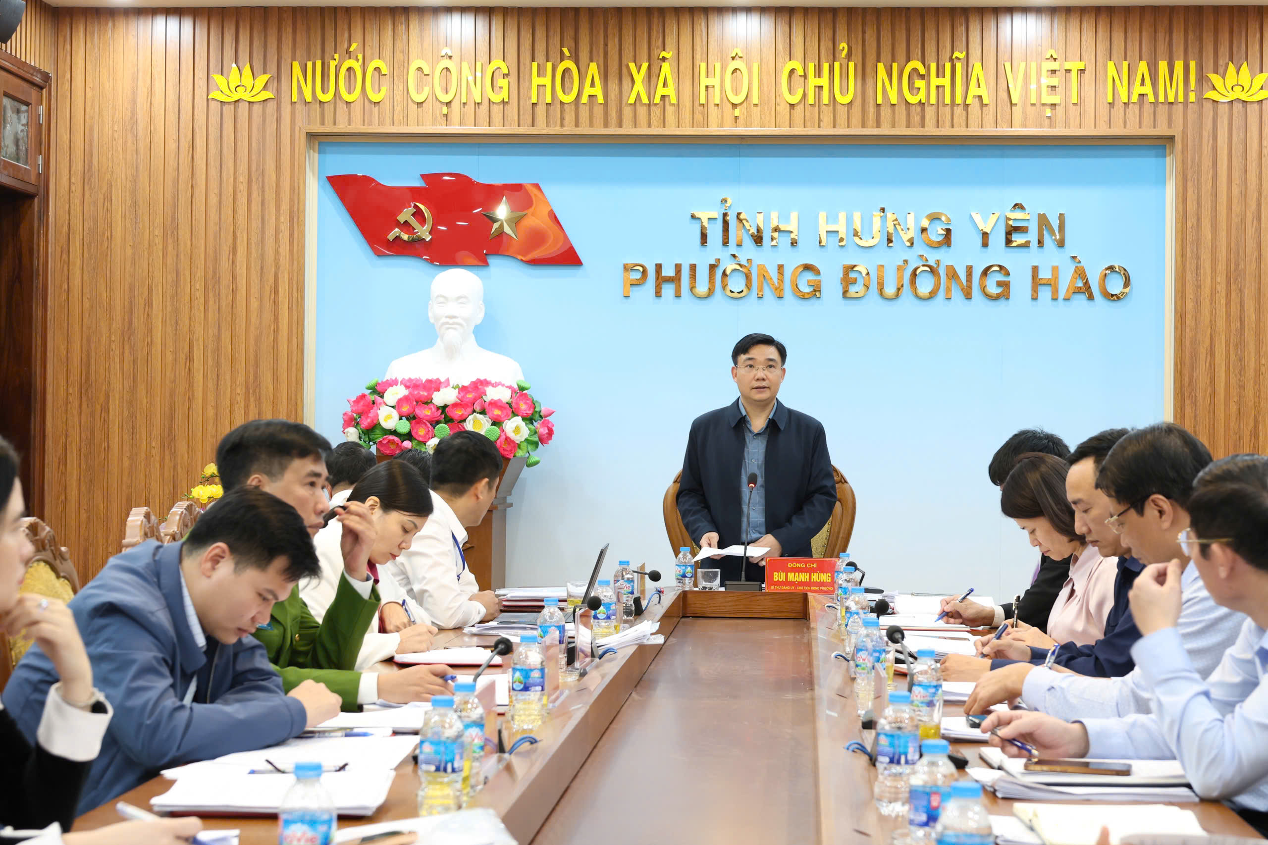 Hội nghị Ban Chấp hành Đảng bộ phường Đường Hào tổng kết công tác 6 tháng cuối năm 2025