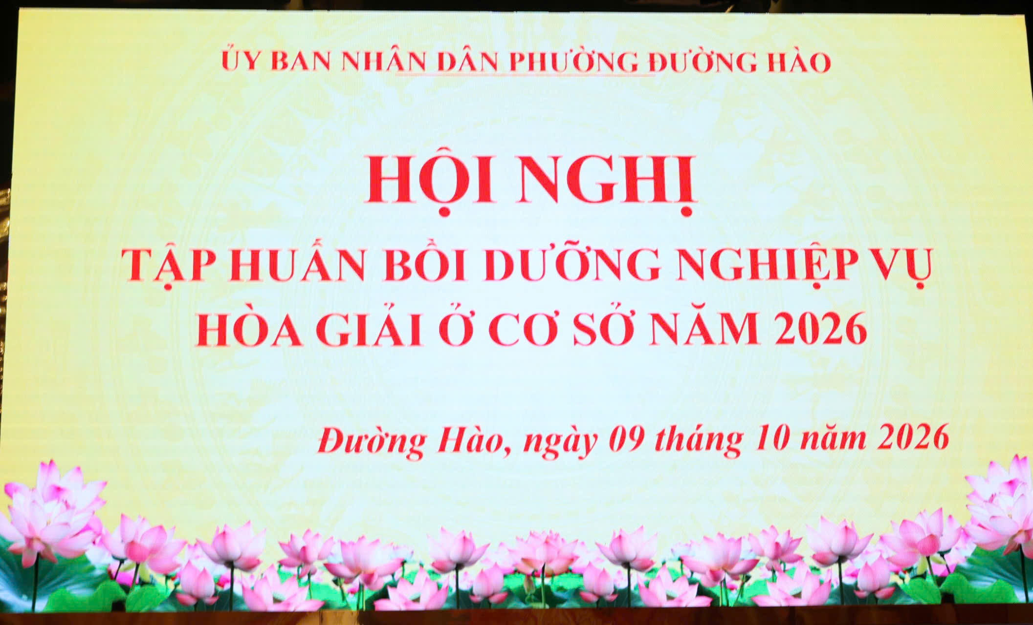 Phường Đường Hào nâng cao kỹ năng, nghiệp vụ hòa giải ở cơ sở