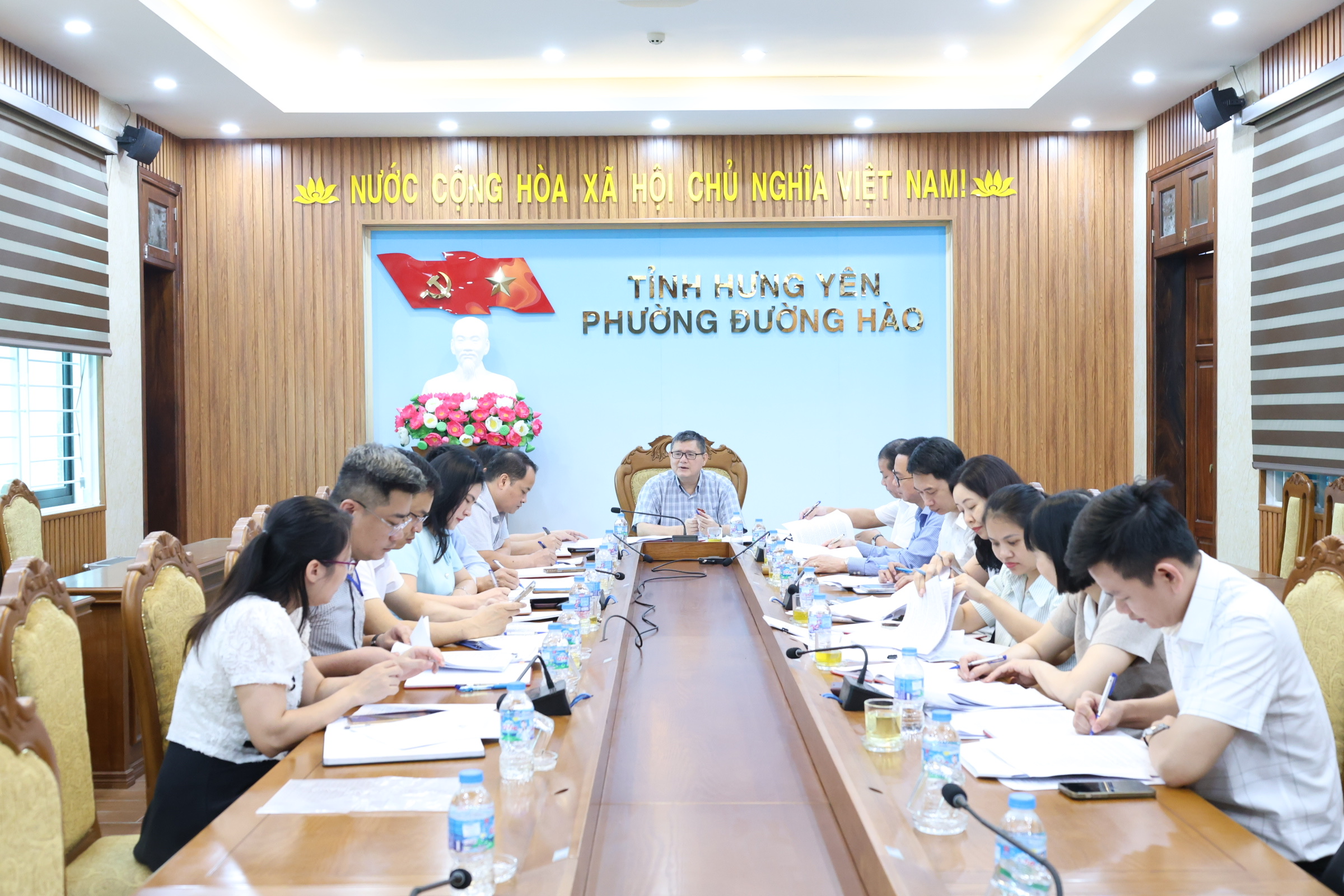 Phường Đường Hào làm việc với đoàn giám sát Ban Kinh tế - Ngân sách HĐND tỉnh về các dự án đầu tư công
